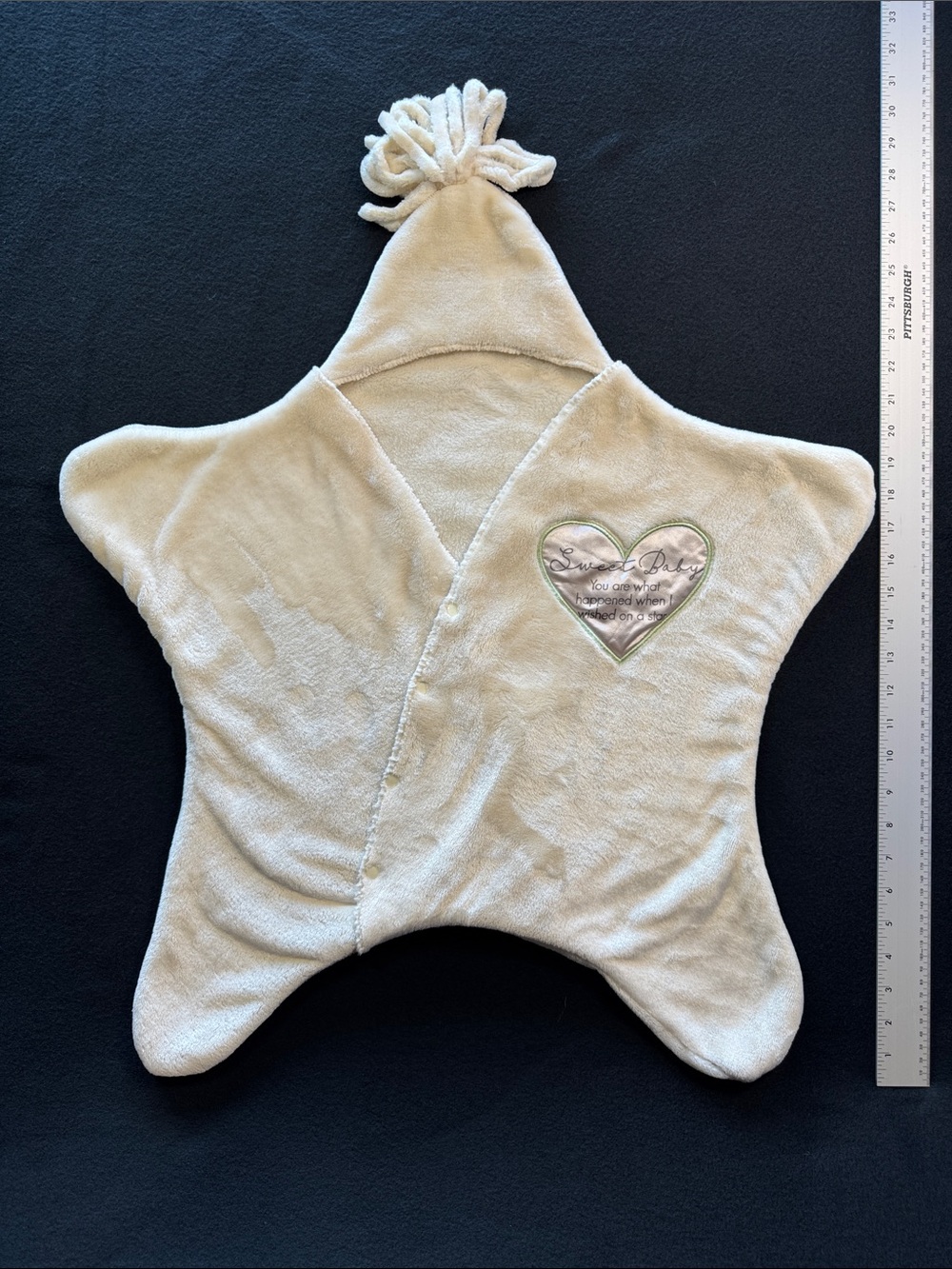 Soft Star-Shaped Baby Swaddle Hooded Blanket